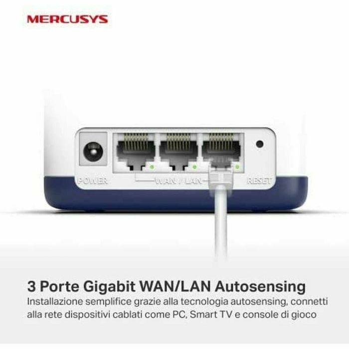 Point d'Accès Mercusys Halo H50G Blanc 1300 Mbps Mesh (3 Unités) 23