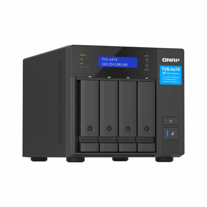Stockage réseau Qnap TVS-H474 Noir 1