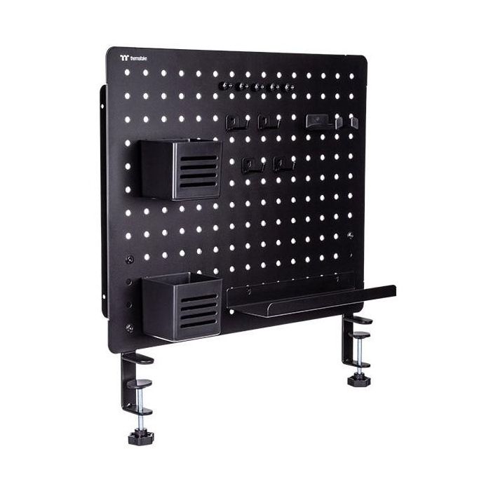 Thermaltake Gaming Desk Pegboard Large Black 0 Thermaltake Gaming Desk Pegboard Large Black 0