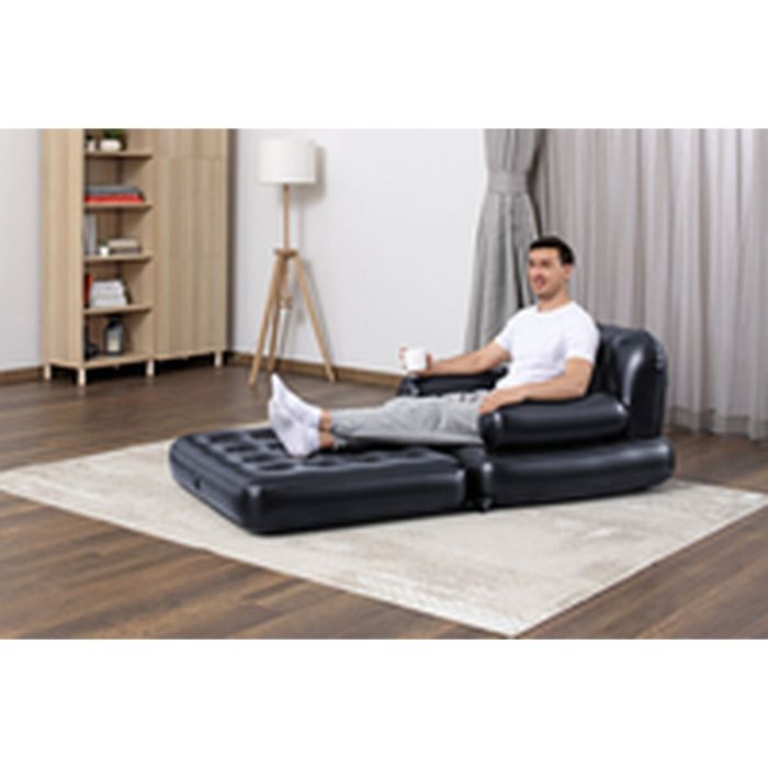 Bestway Fauteuil Gonflable 4 Positions Noir 191x38x25 cm Intérieur 75114 7 Bestway Fauteuil Gonflable 4 Positions Noir 191x38x25 cm Intérieur 75114 7