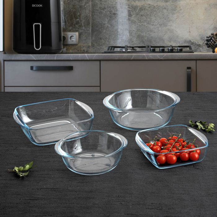 Plat à Gratin Pyrex Airfryer Transparent verre 1 L 20 x 17 cm (10 Unités) 3