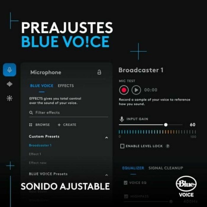 Microphone Logitech 988-000551 Noir 2 Microphone Logitech 988-000551 Noir 2