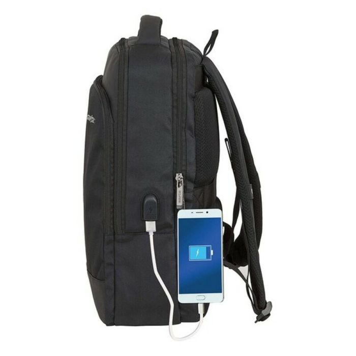 Sac à Dos pour Portable et Tablette avec Sortie USB Safta Business 5
