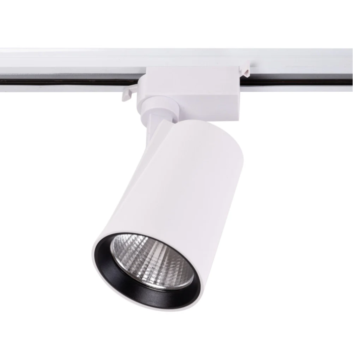 BX3 LIGHT Projecteur pour rail LED 30W, 2700 lm, CRI85, 6000 K, monophasé, 40000 h - BX3-FC-30W-W-CW BX3 LIGHT Projecteur pour rail LED 30W, 2700 lm, CRI85, 6000 K, monophasé, 40000 h - BX3-FC-30W-W-CW