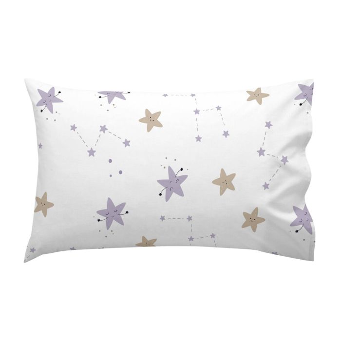 Parure de couette HappyFriday Moshi Moshi Moons Multicouleur Lit de bébé 2 Pièces 5