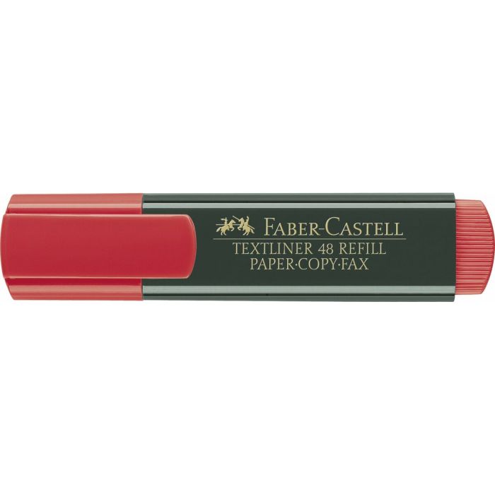 Surligneur Faber-Castell TEXTLINER 48 Rouge (10 Unités) 1 Surligneur Faber-Castell TEXTLINER 48 Rouge (10 Unités) 1