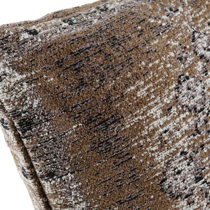 Coussin DKD Home Decor 8424001832477 Noir Beige Marron Clair Carré Arabe 45 x 12 x 45 cm 2
