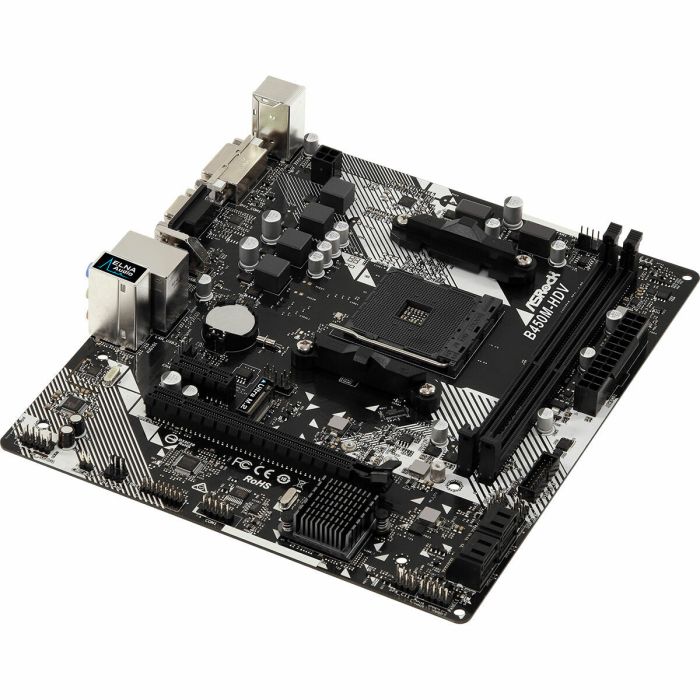 Carte Mère ASRock B450M-HDV R4.0 AMD B450 AMD AM4 3 Carte Mère ASRock B450M-HDV R4.0 AMD B450 AMD AM4 3