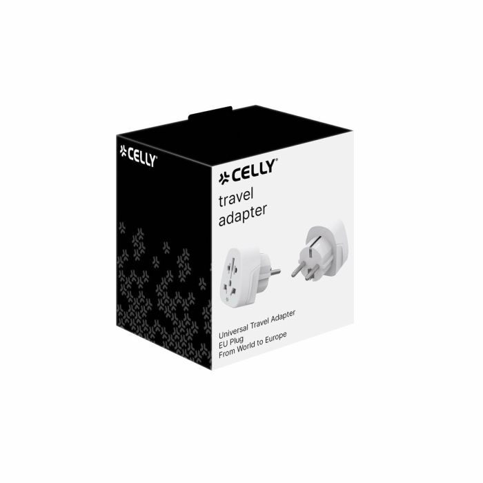 Chargeur mural Celly TRAVELADAPTER Blanc 5