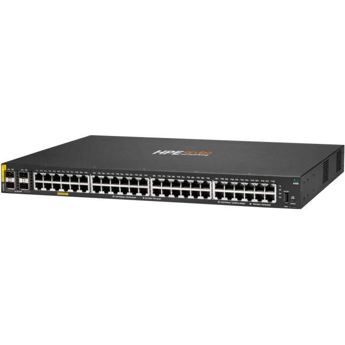 48+4P HP Enterprise Aruba 6100 48G PoE+ (370W) 4SFP+ Switch M RM 1 48+4P HP Enterprise Aruba 6100 48G PoE+ (370W) 4SFP+ Switch M RM 1