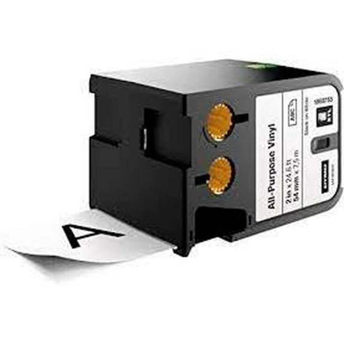 Ruban de transfert thermique Dymo XTL 54 mm Blanc Noir (3 Unités) 1