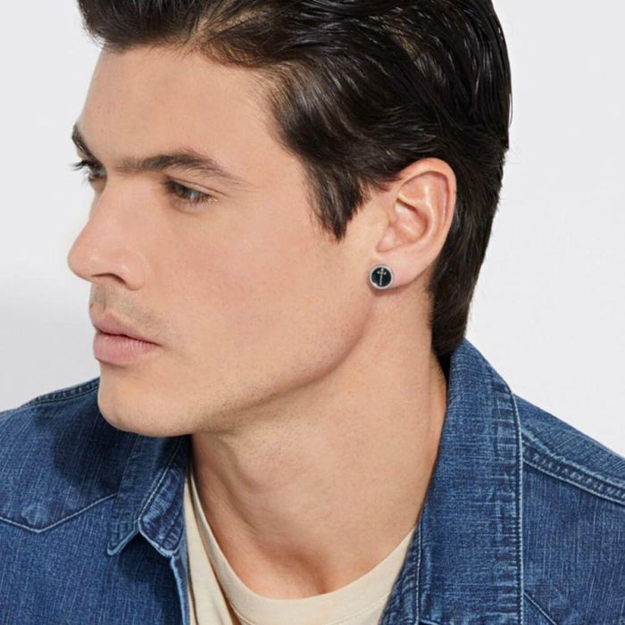 Boutons de manchette Guess JUME04021JWSTBKT-U 2 Boutons de manchette Guess JUME04021JWSTBKT-U 2