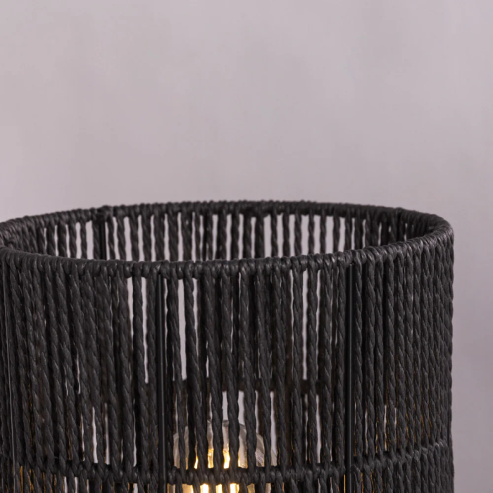 Lampe de Table "Bayamo" SKD-T1019 en Rotin, Style Naturel Boho-Chic 1