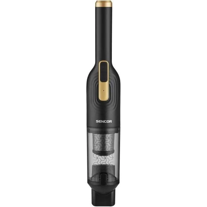 Sencor SVC 308BK - Aspirateur main sans fil léger 0.5kg, 80 W, 20 min autonomie, filtration HEPA, sans sac pour nettoyage rapide