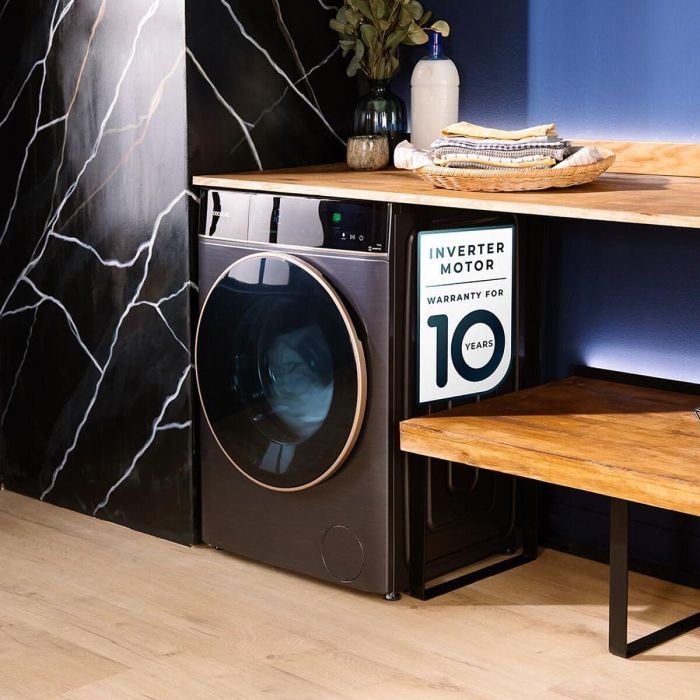 Laveuse - Sécheuse Cecotec 85900 Inverter Titanio 5 kg 8 kg 1400 rpm 3
