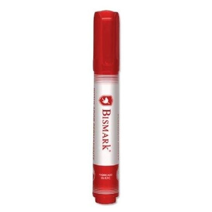 Marqueur permanent Bismark Rouge 1,5 mm (12 Unités) 2