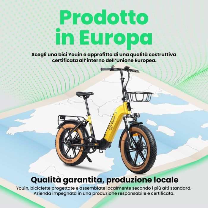Vélo Électrique Youin BK1750 LUXOR II PRO A/N Jaune 250 W 7 Vélo Électrique Youin BK1750 LUXOR II PRO A/N Jaune 250 W 7