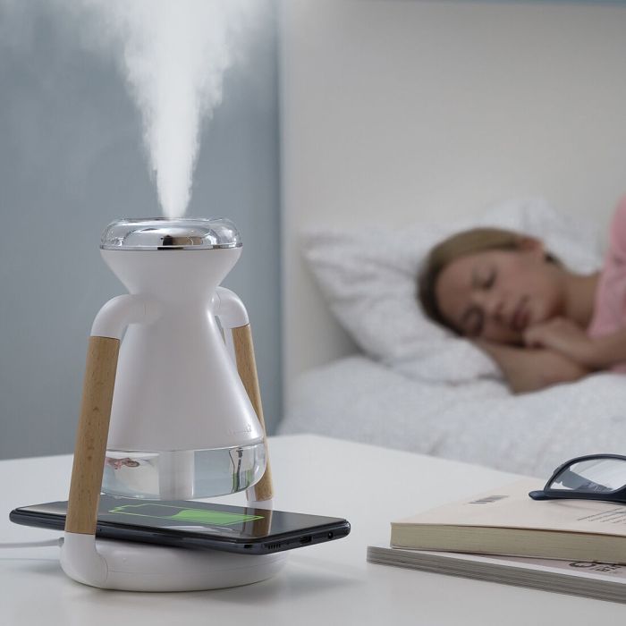 Humidificateur Diffuseur d'Arômes et Chargeur Sans Fil 3 en 1 Misvolt InnovaGoods 13 Humidificateur Diffuseur d'Arômes et Chargeur Sans Fil 3 en 1 Misvolt InnovaGoods 13
