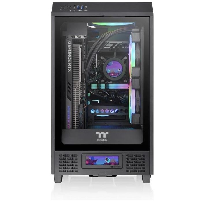 Thermaltake AC-066-OO1NAN-A1 Kit de Panneau LCD Noir pour Boîtier Full Tower The Tower 200