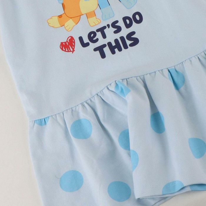 Robe Bluey Bleu clair Robe Bluey Bleu clair