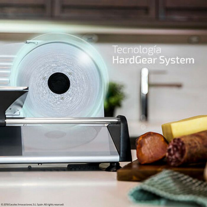 Trancheuse de viande Cecotec Rock'nCut Twin 180W Noir Acier inoxydable 1 Trancheuse de viande Cecotec Rock'nCut Twin 180W Noir Acier inoxydable 1