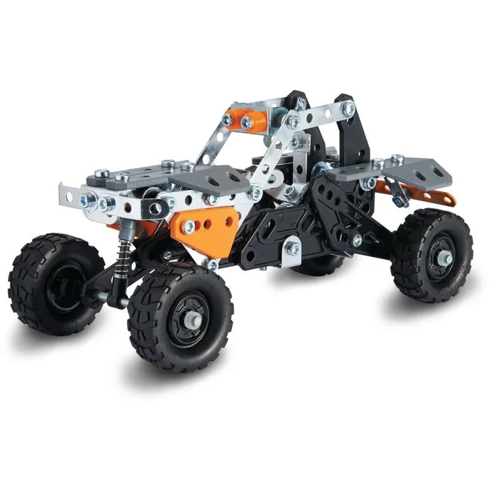 Meccano Coffret de Construction Race Truck 10 en 1 - APM11115 - Jeu de Construction Educatif avec 10 Modeles de Camions de Course