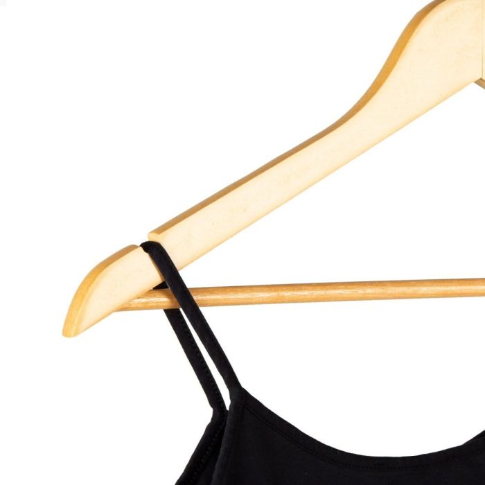 Jeu de porte-manteaux Max Home Naturel Bois Acier 44,5 x 23 x 1 cm 10 Pièces (6 Unités) 2