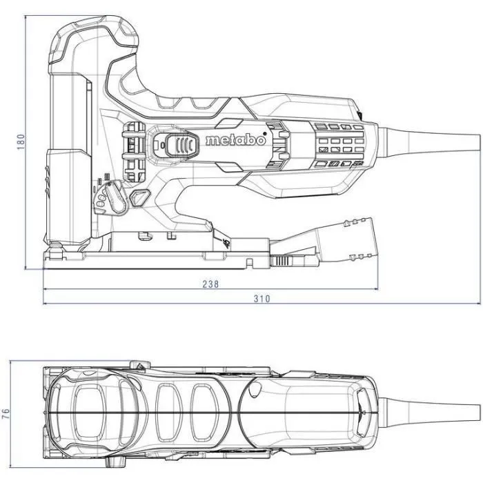 Metabo STE 100 Sierra de calar rápida - 710W, 20 hojas, MET4007430305121 2