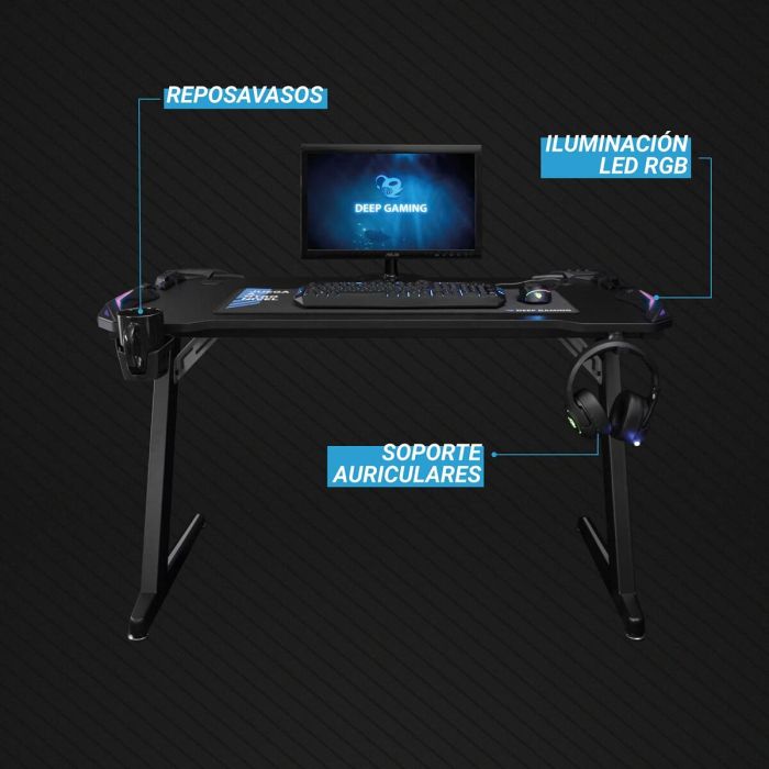 Table DEEP GAMING COO-DGMOB04 Noir 5 atm 1,64" 22