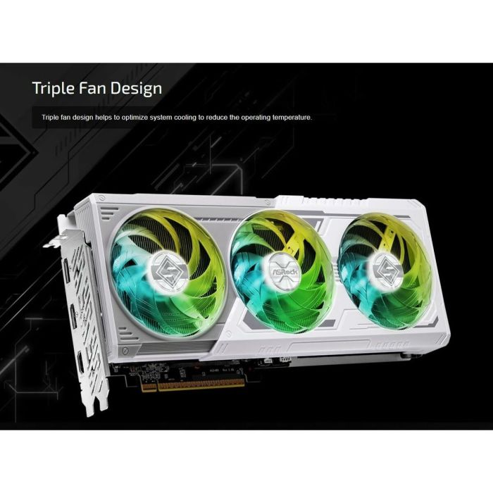 Carte Graphique ASRock RX9060XT SL 16GO GDDR6 RADEON RX 9060 XT 16 GB 8 Carte Graphique ASRock RX9060XT SL 16GO GDDR6 RADEON RX 9060 XT 16 GB 8