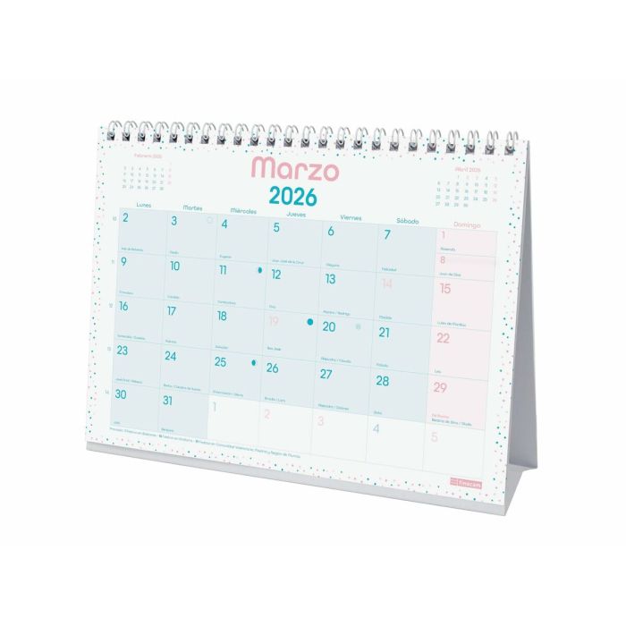 Calendrier de bureau Finocam Multicouleur Papier 21 x 15 cm 1