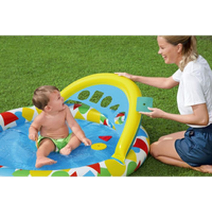 Bestway Piscine Gonflable Infantile Apprentissage 120x117x46 cm +4 mois Jardin 52378 10