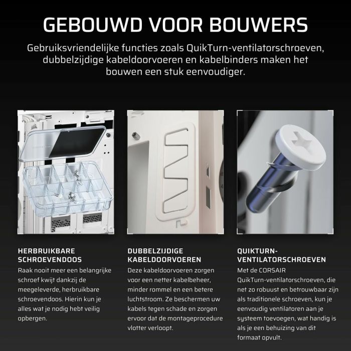 Boîtier ATX semi-tour Corsair Blanc 10