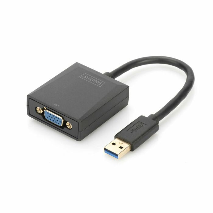 Digitus Adaptateur USB 3.0 vers VGA, Résolution Jusqu'à 1080p/1920x1080