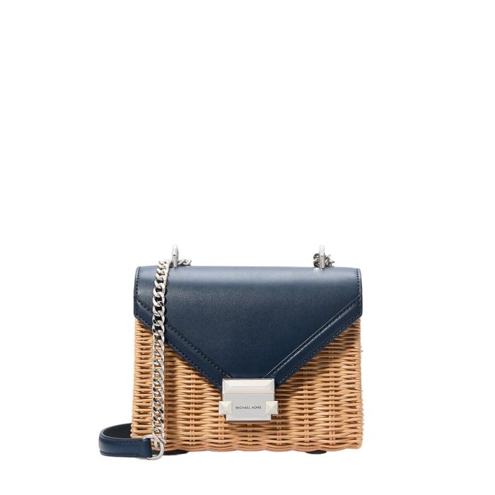 Sac à Bandoulière Michael Kors WHITNEY-NAVY Bleu 21 x 18 x 7 cm 1