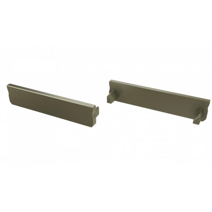 Bouchon de Finition pour Profil SOLIS en Aluminium Argenté avec Trou - 1 unité 4