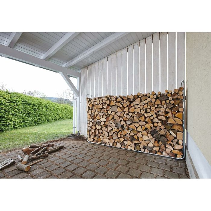 Support pour bois de chauffage Wolfcraft 5125000 Extensible XXL Métal 1,76-3,24 m 1