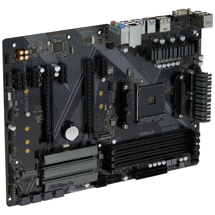 Carte Mère ASRock B450 Pro4 R2.0 AMD B450 AMD AM4 1