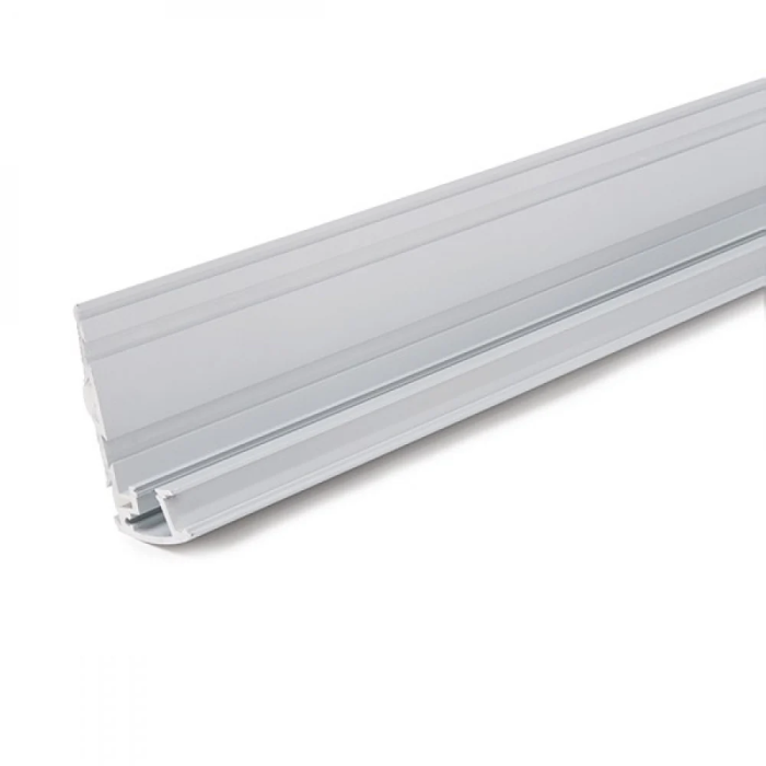 Greenice Profil d'Éclairage pour Escaliers avec Tapis Antidérapants et Diffuseur Opal x 1M 5