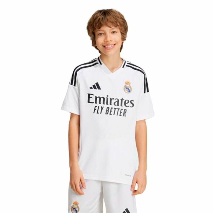 T-shirt de foot Adidas Real Madrid 24/25 Blanc 3 T-shirt de foot Adidas Real Madrid 24/25 Blanc 3