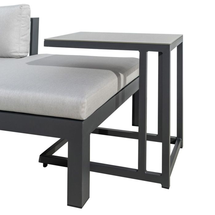 Canapé de jardin Agnes Graphite 224 x 224 x 65,5 cm Coin 3 Canapé de jardin Agnes Graphite 224 x 224 x 65,5 cm Coin 3