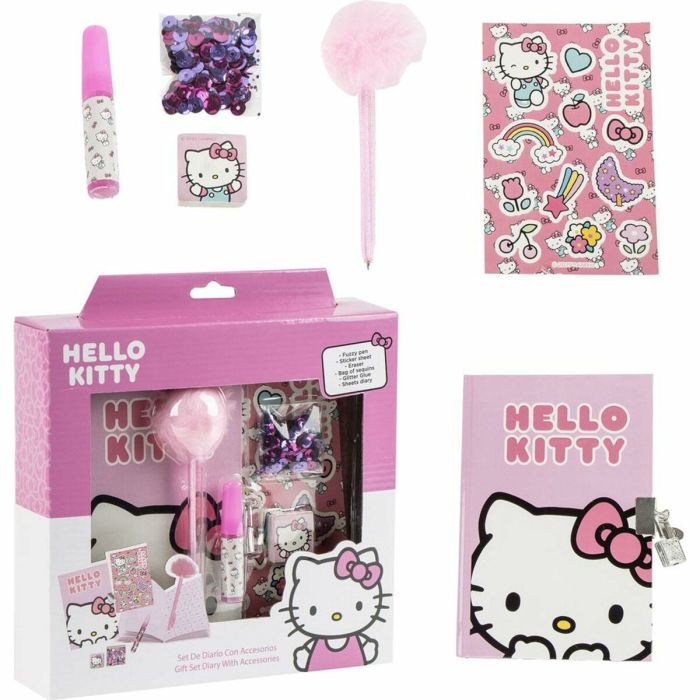 Ensemble de Papeterie Hello Kitty Multicouleur 0 Ensemble de Papeterie Hello Kitty Multicouleur 0