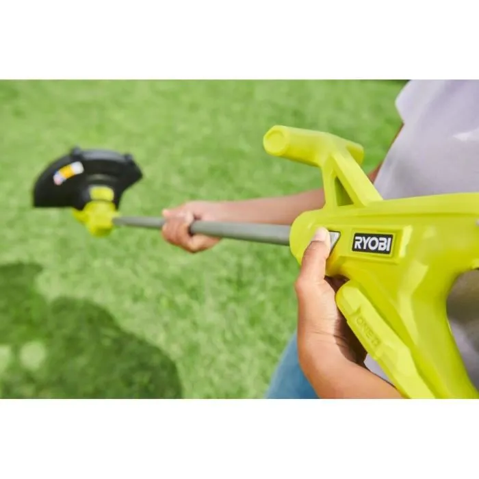 Ryobi RY18LT23A-120 Tondeuse/Bordureuse ONE+ 18V, Ø 23cm - Batterie et Chargeur Inclus 1