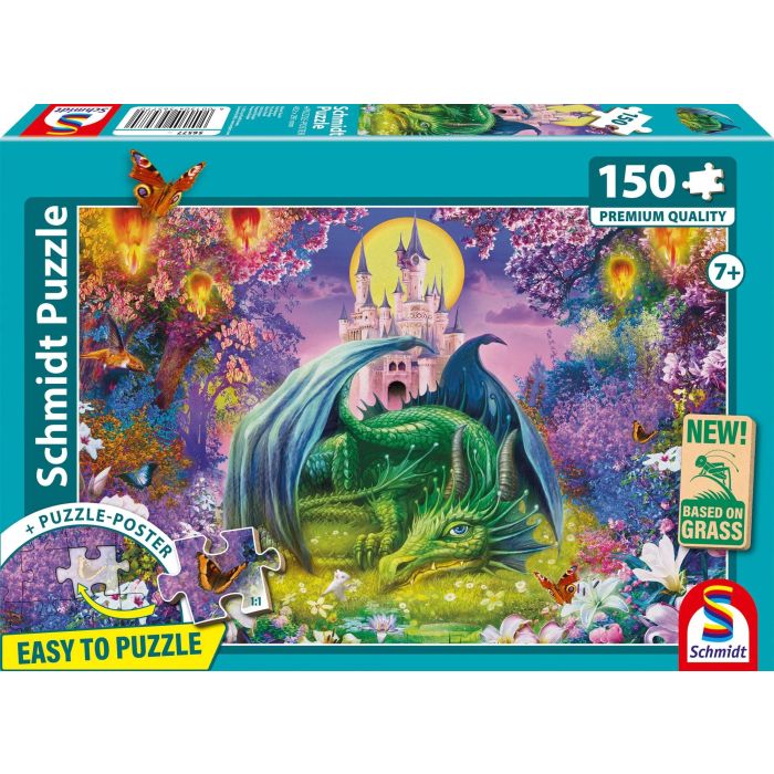 Schmidt Spiele - Puzzle Petit Dragon 150 Pièces - Paysage Magnifique à Reconstituer - À Partir de 7 Ans Schmidt Spiele - Puzzle Petit Dragon 150 Pièces - Paysage Magnifique à Reconstituer - À Partir de 7 Ans