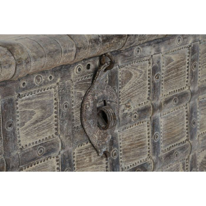 Coffre Home ESPRIT Naturel bois de teck Pièce unique 118 X 66 X 87 cm 2 Coffre Home ESPRIT Naturel bois de teck Pièce unique 118 X 66 X 87 cm 2