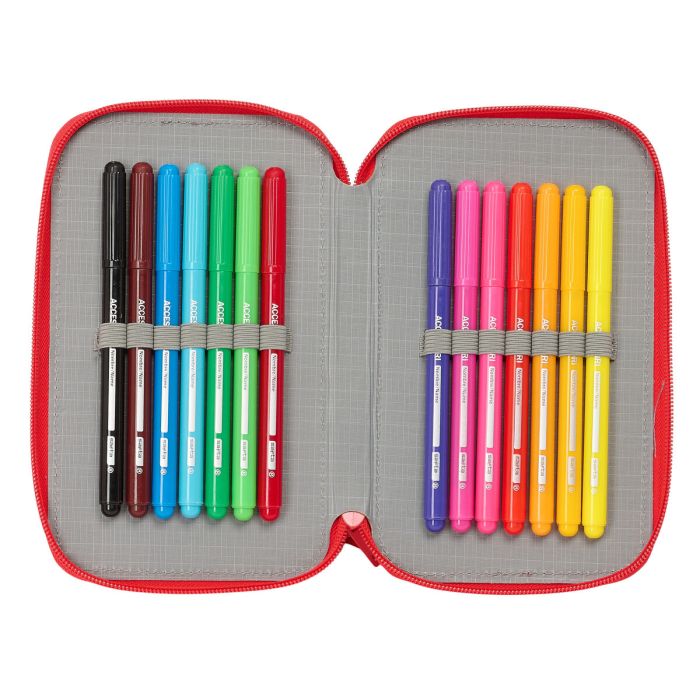 Trousse d'écolier PJ Masks Ready Blue marine 12.5 x 19.5 x 4 cm 28 Pièces 4 Trousse d'écolier PJ Masks Ready Blue marine 12.5 x 19.5 x 4 cm 28 Pièces 4