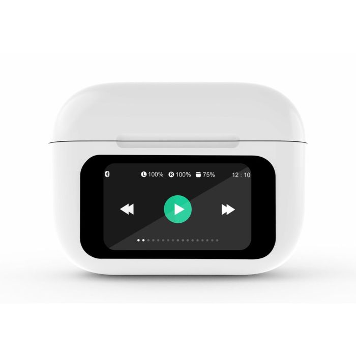 Casque GEMBIRD TWS-LCD-ANC-01-W Blanc 1