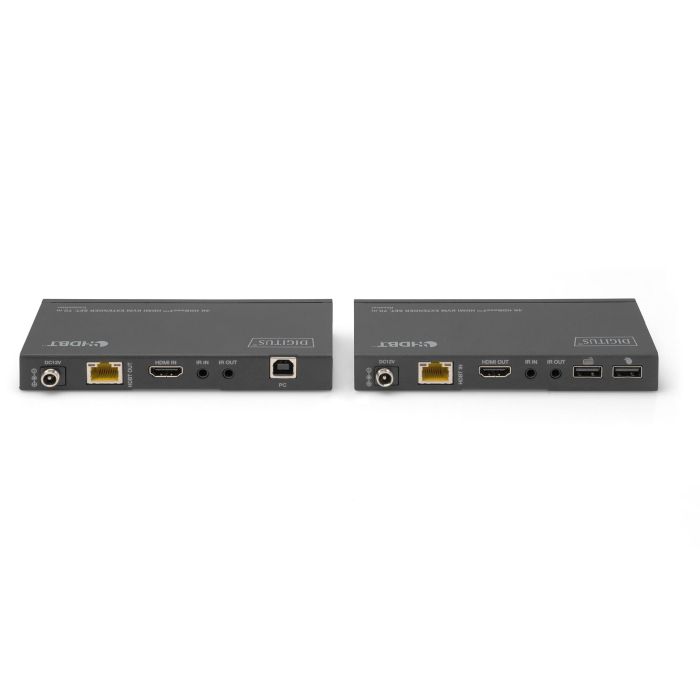 DIGITUS 4K HDBaseT 1x4 HDMI KVM Extender Set, 70m 3