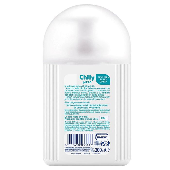 Chilly Gel Intime Extra Protection Ph 3,5 200 mL 1