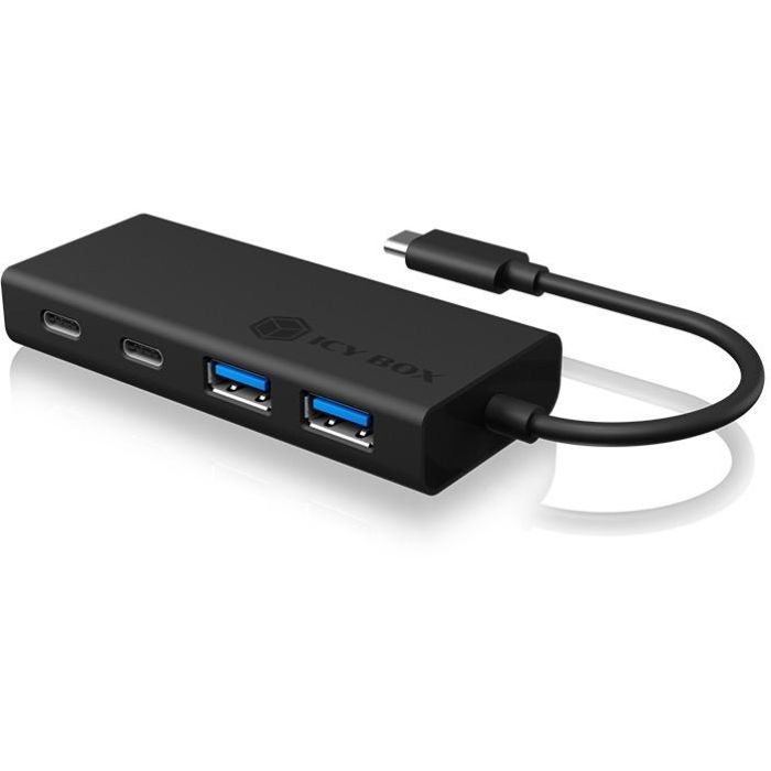 USB HUB 5Port ICY BOX 2xUSB3.0 2xUSB-C 1xUSB Power Delivery 60W SuperSpeed passiv Black 3 USB HUB 5Port ICY BOX 2xUSB3.0 2xUSB-C 1xUSB Power Delivery 60W SuperSpeed passiv Black 3